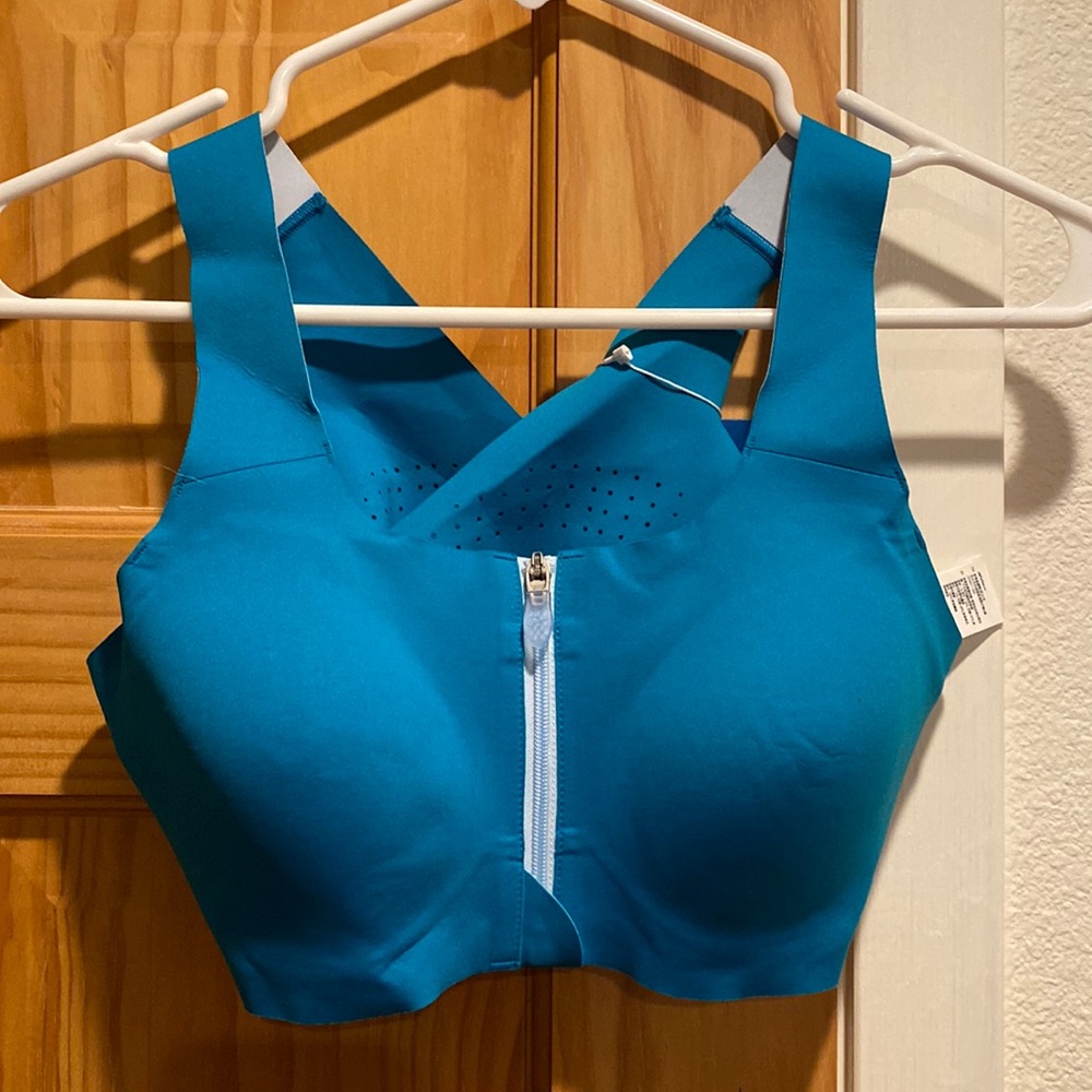 Brooks Dare Run Zip Sport Bra 34A/B - New w/Tags